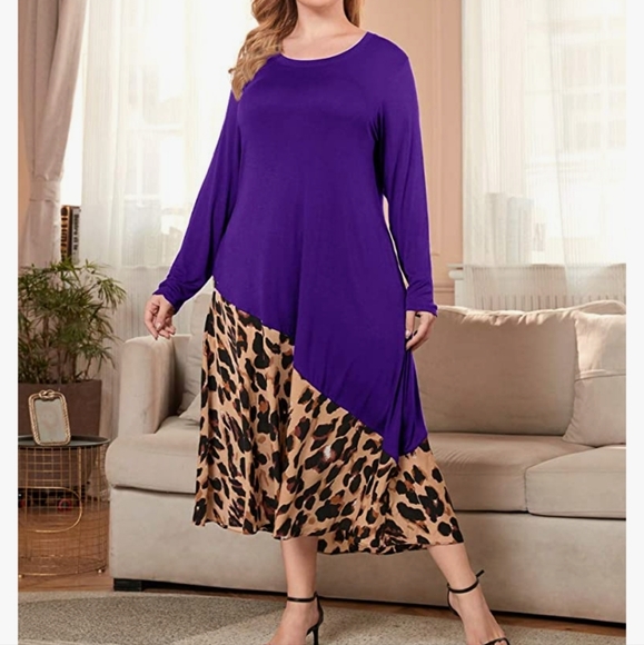 Aupyeo Leopard Dress - Picture 1 of 5